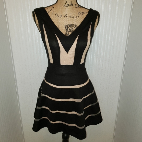 Alt. B Dresses & Skirts - Alt. B Black & Sheer Midi Dress